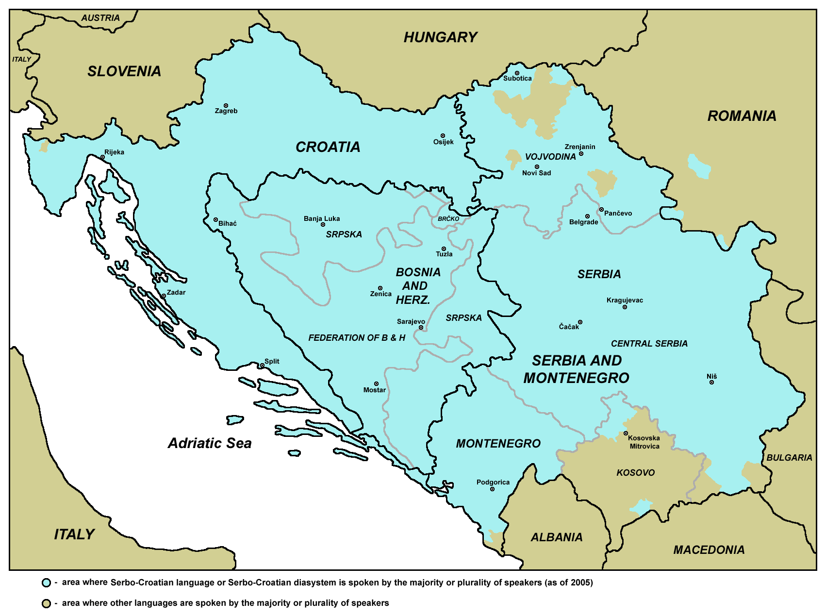 Are Serbian, Croatian, Macedonian, Montenegrin, Bosnian and Slovenian Mutually Intelligible?